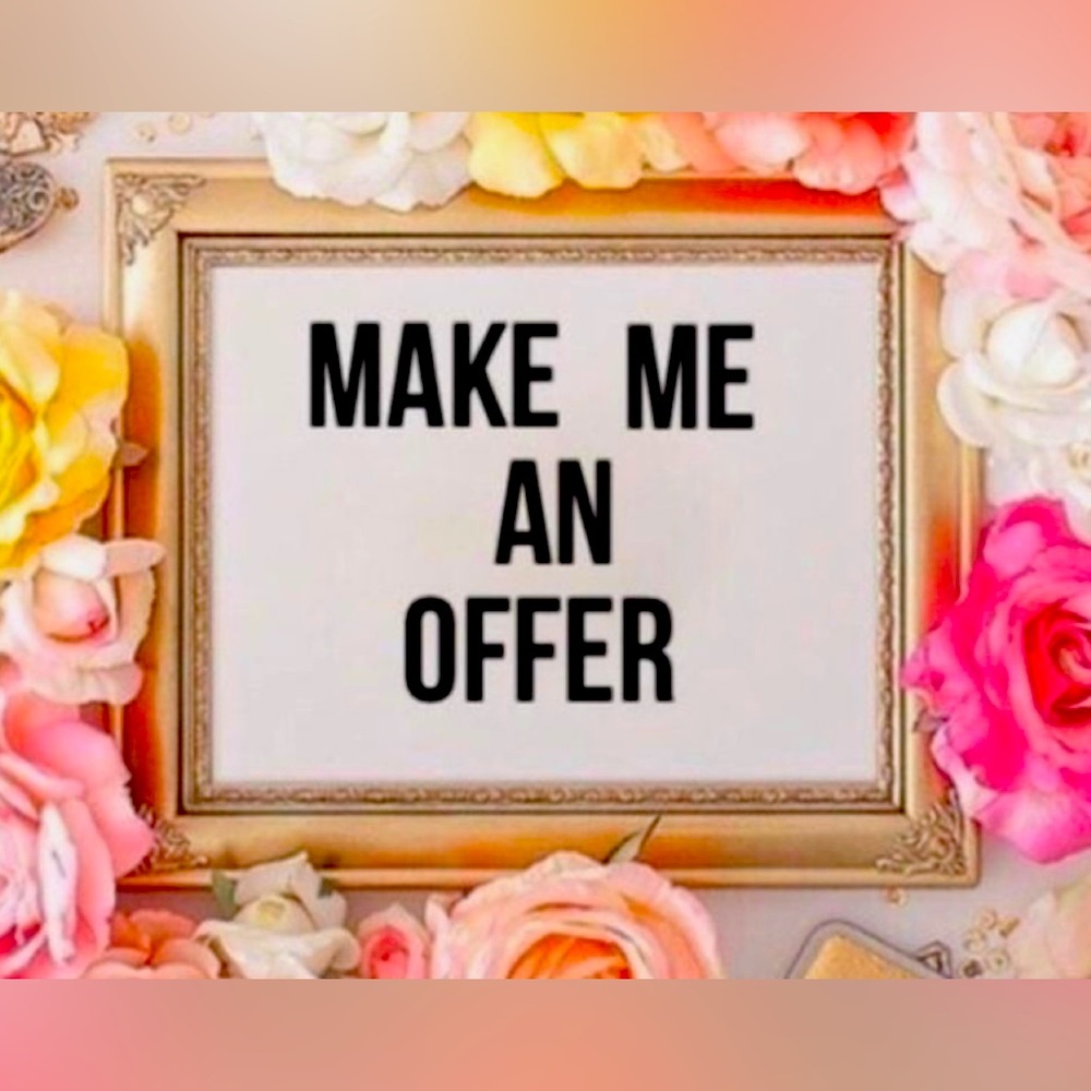 Reasonable offers accepted.😊